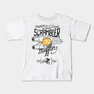 Scrambler Mufflers Kids T-Shirt